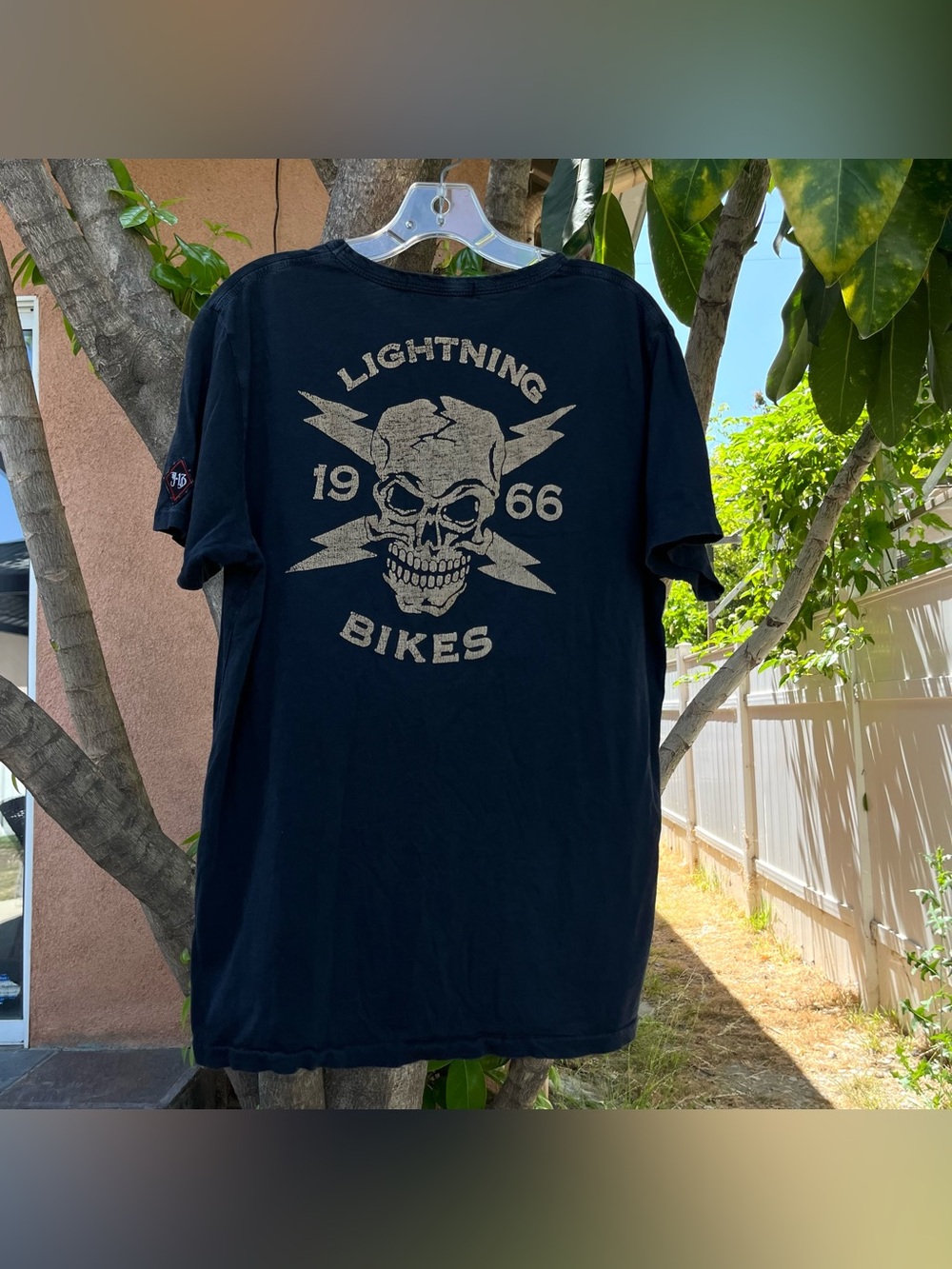Johnson Motors Black "High Speed Thrills" Graphic T-Shirt . - Picture 8 of 9